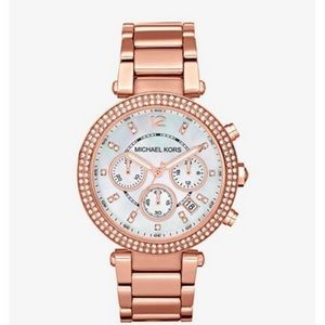MICHAEL KORS Parker Rose Gold-Tone Watch